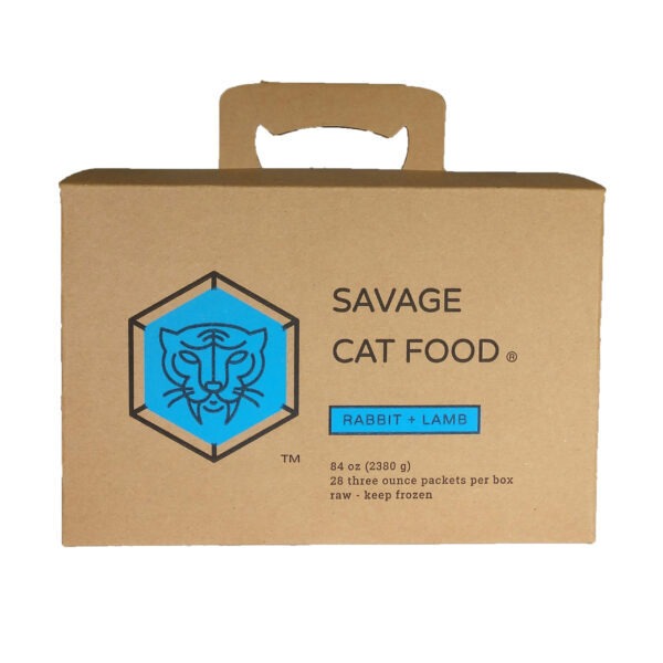 Savage Cat Food Large Rabbit box