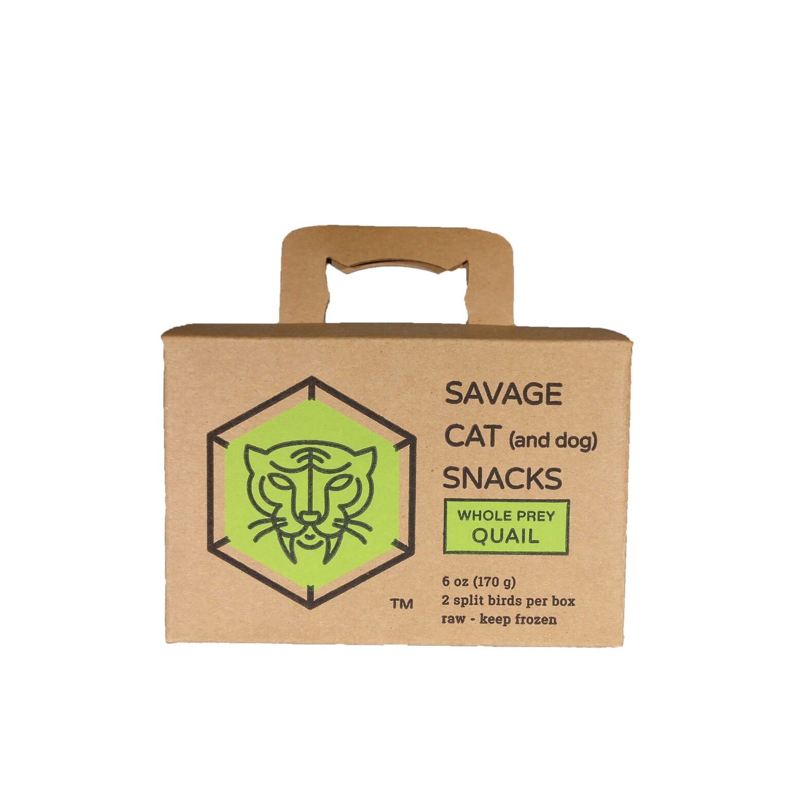Split Quail 2 Pack SAVAGE CAT FOOD