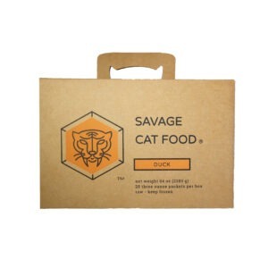 Savage Cat Food Large Duck Box